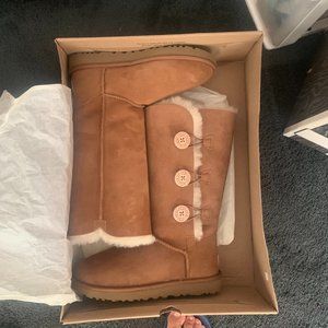 women's ugg boots, bailey button triplet II